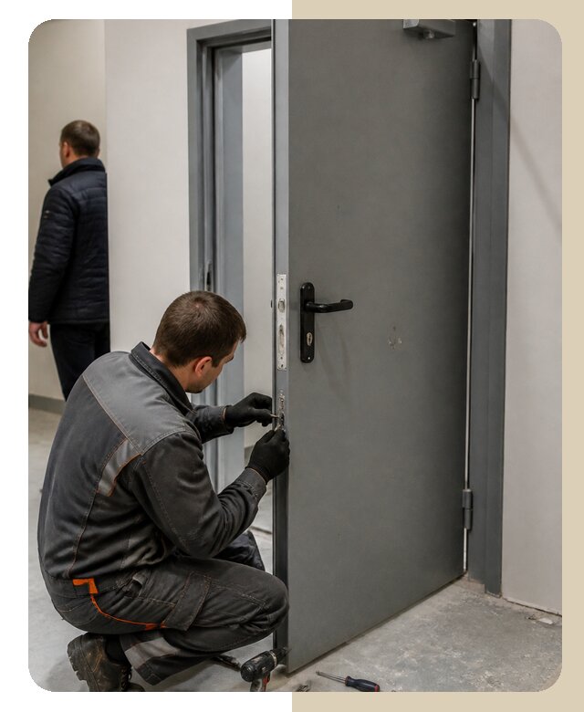 Ремонт противопожарной двери в Биробиджане по цене 6590 р. | ДвериЛегко-Брб