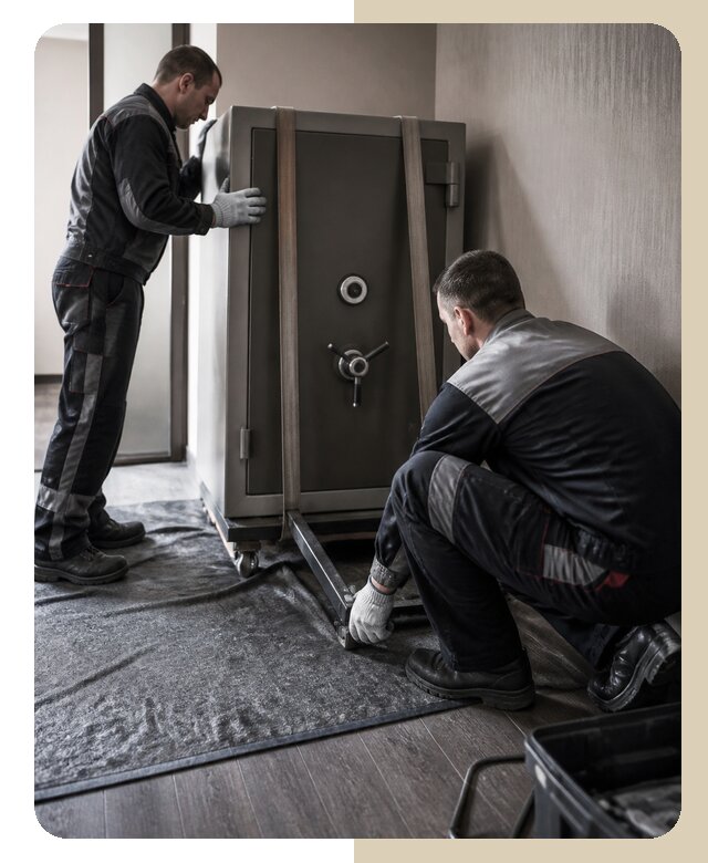 Переустановка сейфа в Биробиджане по цене от 6590 р. | ДвериЛегко-Брб